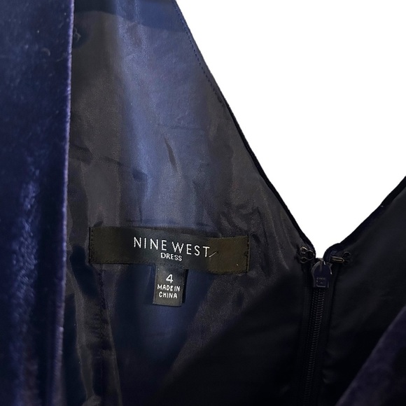 Nine West Silk and Sequin Embellished Evening Party Dress - Picture 10 of 10